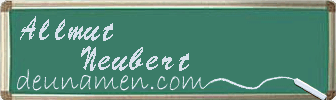 Allmut Neubert Visitenkarte
